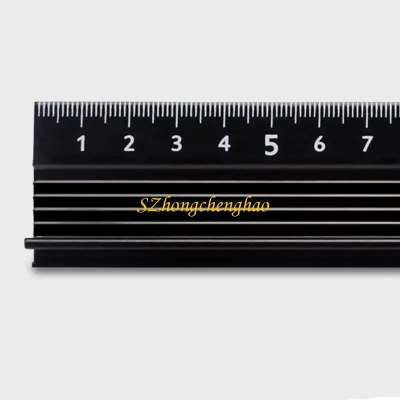 Linear Measurement Ruler L Type Cutting Ruler Craft Safety Ruler for Cutting 601D
