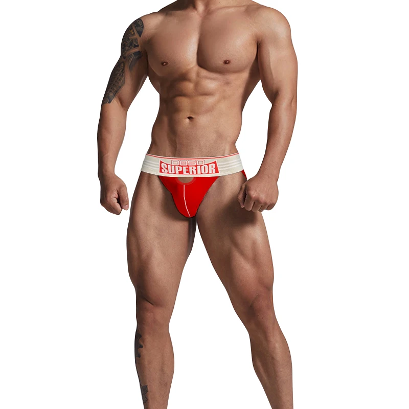 

Men's Sexy Gay Jockstraps Underwear, Cotton Bikini Thong, Breathable and Low Rise, Ideal for Men's Thongs And Strings - Tangas H