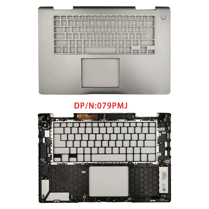 New For Dell Inspiron 15D 15 7000 7570 7573 7580 Replacemen Laptop Accessories Bottom / Keyboard 079PMJ 021CC9 Silvery