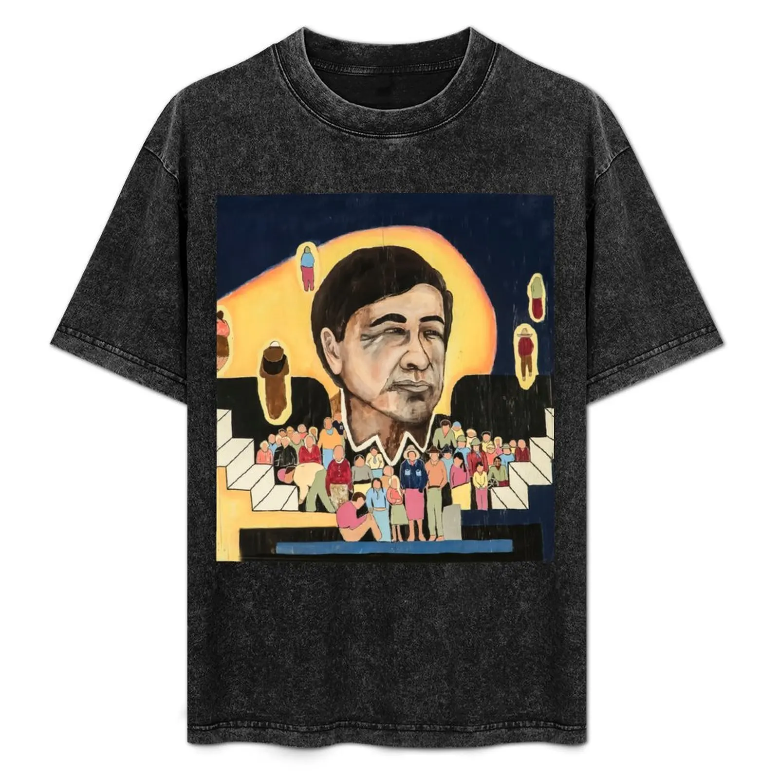 Cesar Chavez at School T-Shirt tops cute clothes animal prinfor boys designer t shirt men