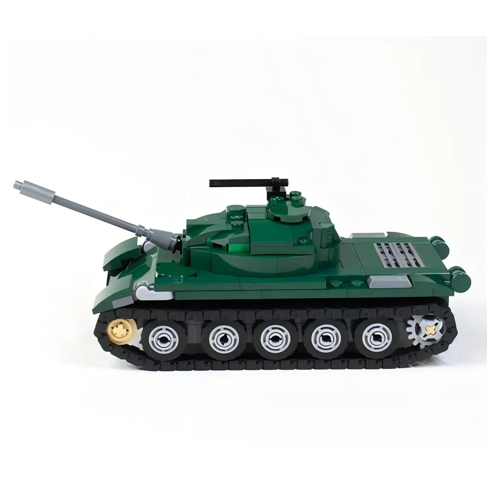 MOC Militär-Kriegs-62-Leichtpanzer-Baustein-Set, Kettenfahrzeug-Modell, DIY-Kinder-Puzzle-Montage-Spielzeug, Geburtstagsgeschenk für Jungen – Detail 2