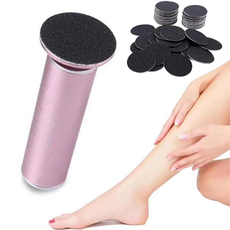 

Electric Feet File Scrubber With 60pcs Free Sandpaper Foot Care Skin Removers Electric Callus Remover Pedicure Tool for Feet