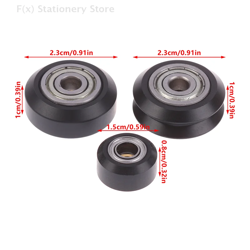 

5Pcs POM Wheel With 625ZZ Linear Bearing 3D Printer POM Wheel Plastic Pulley V-type Wheels For Laser Engraver Parts