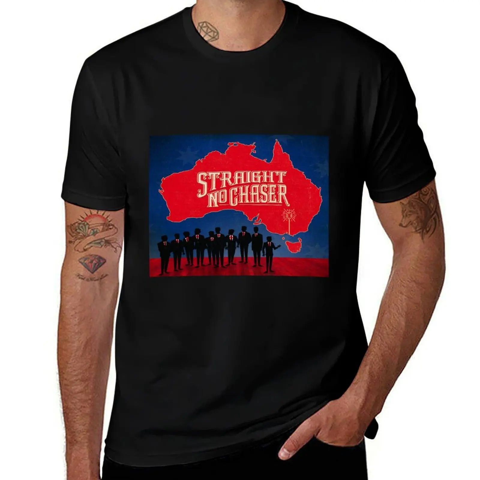 

music straight no chaser T-Shirt luxury t-shirt summer clothes gifts for boyfriend mens white t shirts