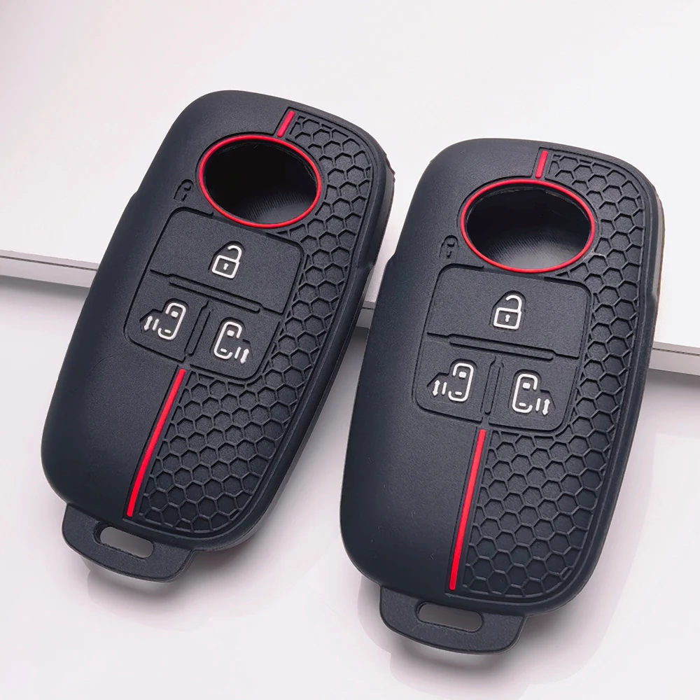 Key Fob Cover for Toyota Raize Rocky Tanto Rex Perodua Ativa Dual Sliding Anti-Scratch Shockproof Soft Grip Button Friendly