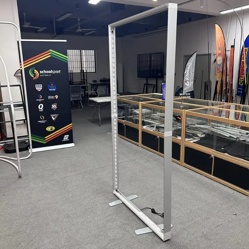 Portable Aluminum LED Fabric Light Box Foldable Exhibition Poster Wal