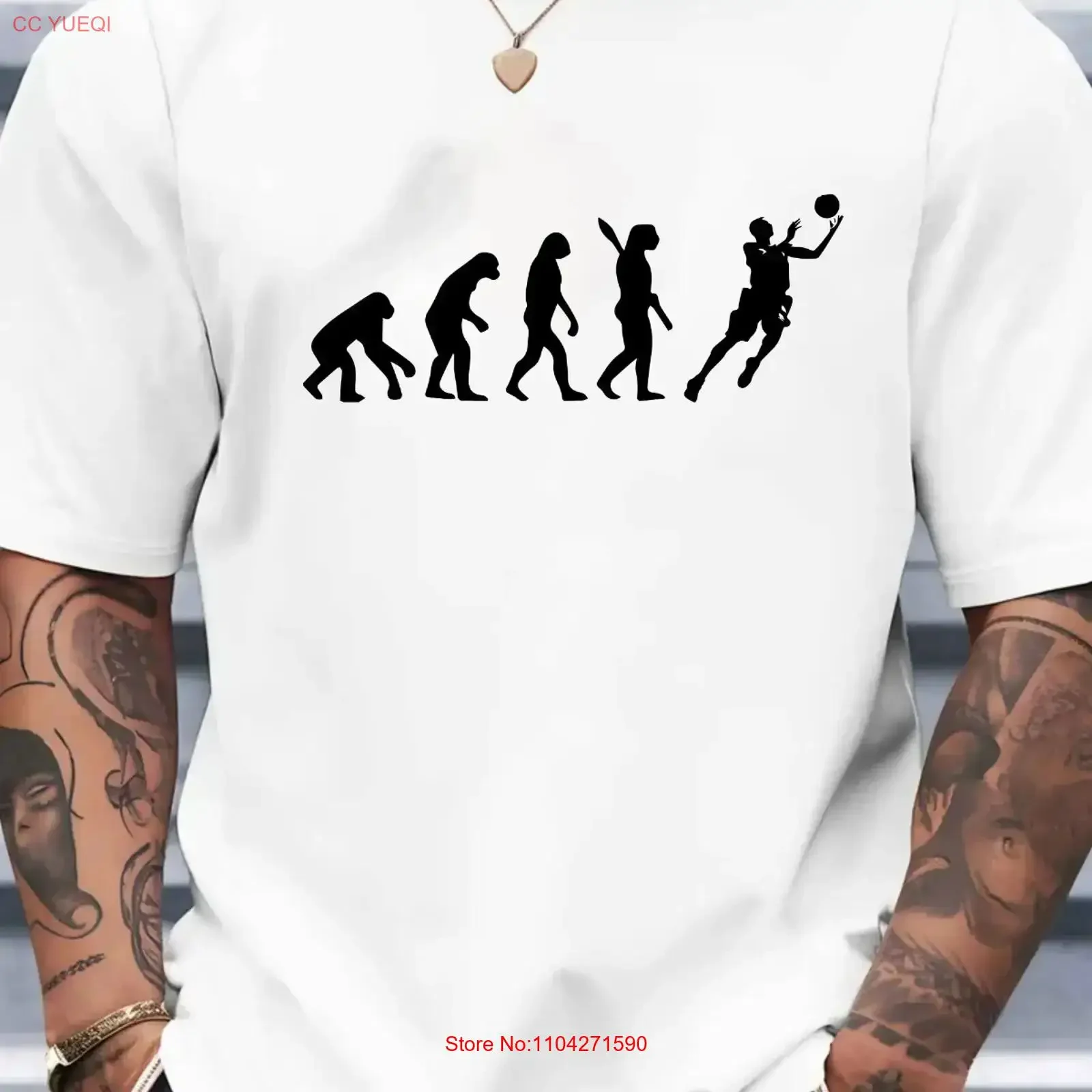 Evolution T Shirt to a basket ball palyer Funny sarcastic tee vintage Washed Casual designer clothes graphic Stretched