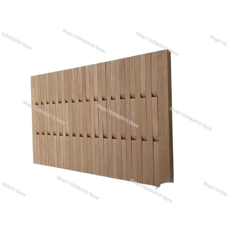 Ultra-Thin Solid Wood Coat Rack, Door Hanger Board with Piano Keys for Porch Cabinet
