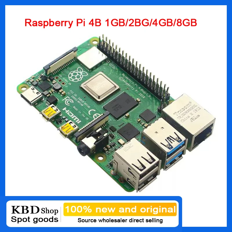 

For Raspberry Pi 4 Model B 1GB / 2GB / 4GB / 8GB RAM for DIY Raspberry Pi 4B