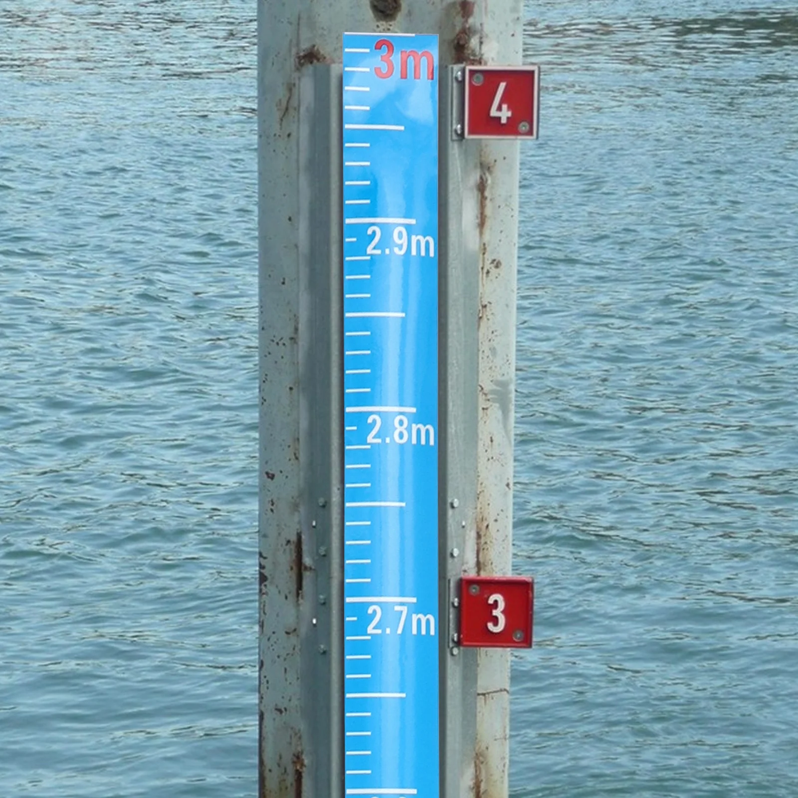 

Water Level Gauge Sticker Self-Adhesive Reflective Waterproof Liquid Level Meter Accurate Depth Indicator 5cmx3m
