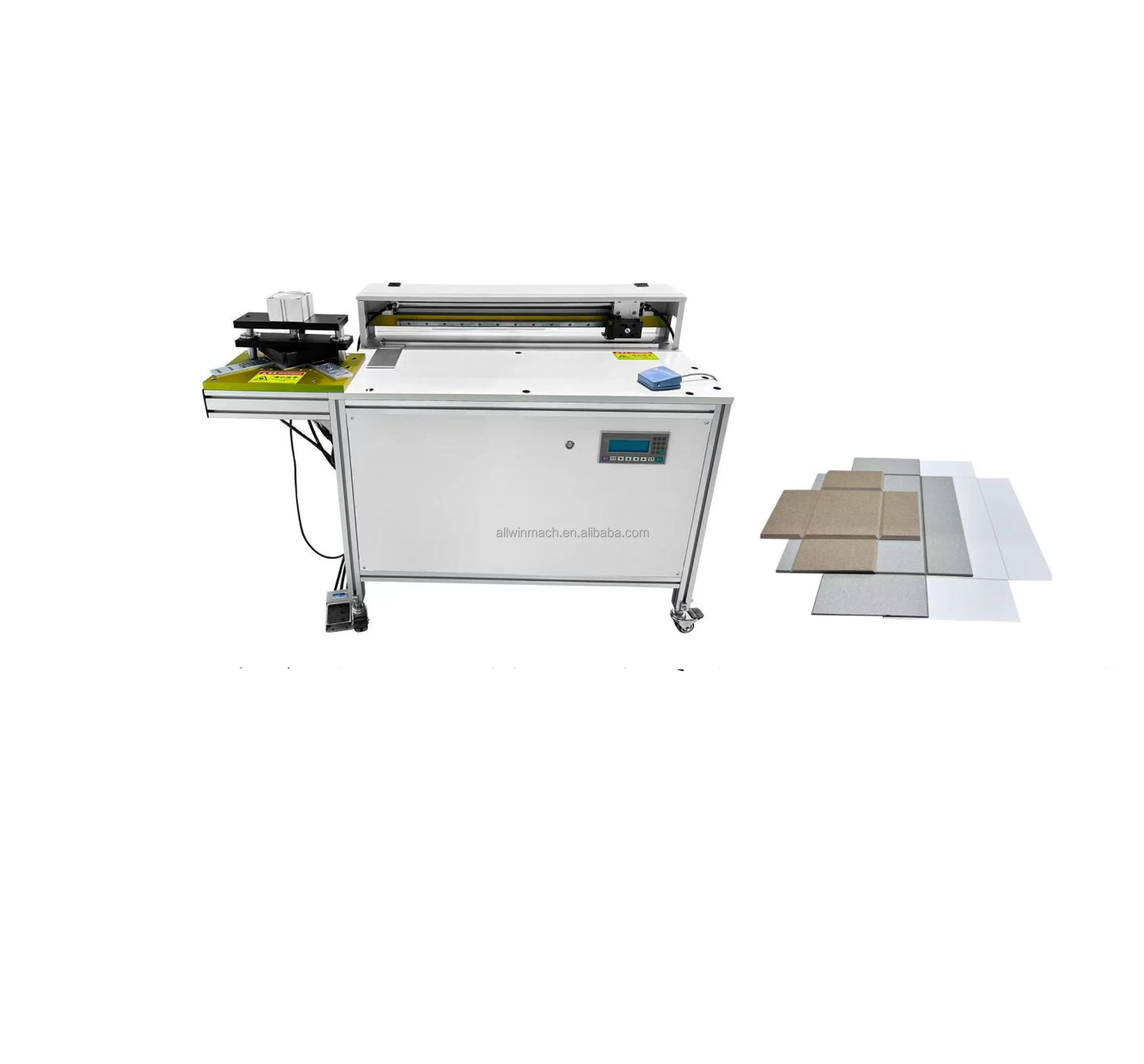 

700VP Manual V Groove Cardboard "V" Pneumatic Grooving Cut Machine Grey Board Cardboard Grooving Machine