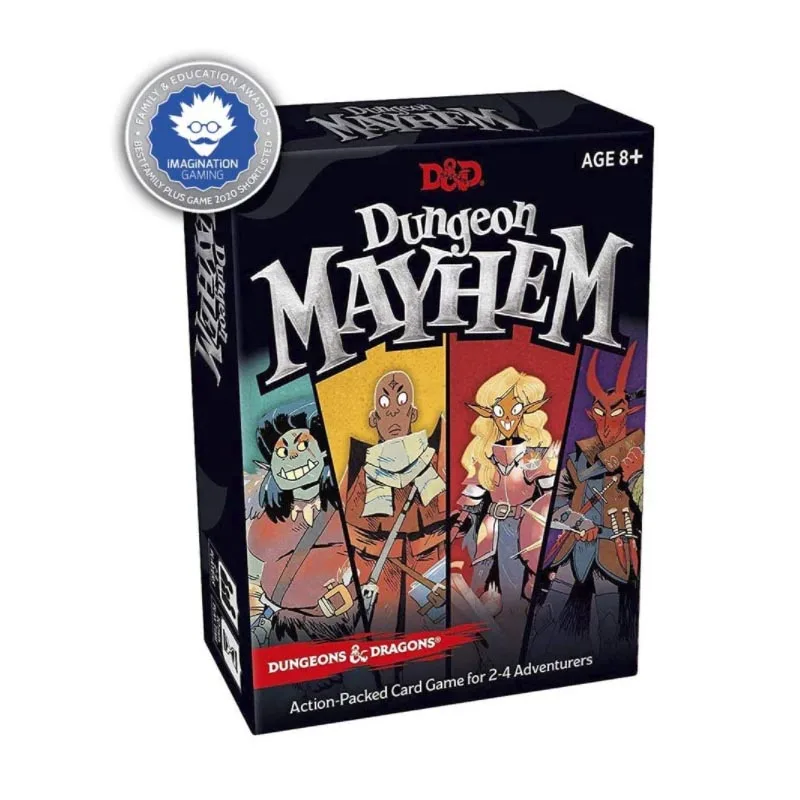 Board Game Card Dungeon Mayhem Chaos Dungeon Crazy Monster Strategy card Game in English friend party games board games