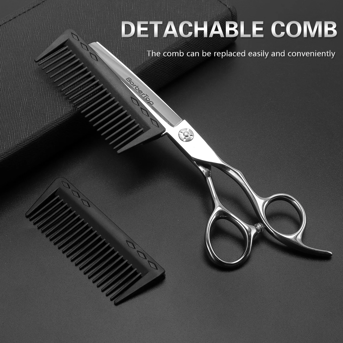 Salon Cutting Thinning Shears Hairdressing Clipper Comb With Bag Hairdresser Haircut Set Professional Barber Styling Tool Supply