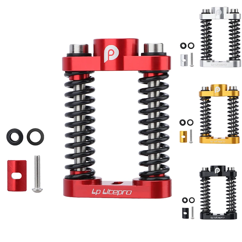 

LP Litepro Folding Bicycle Dual Spring Front Shock Absorber For Birdy 3 Suspension,P40/R20/GT/Birdy2 Ultra-Light Front