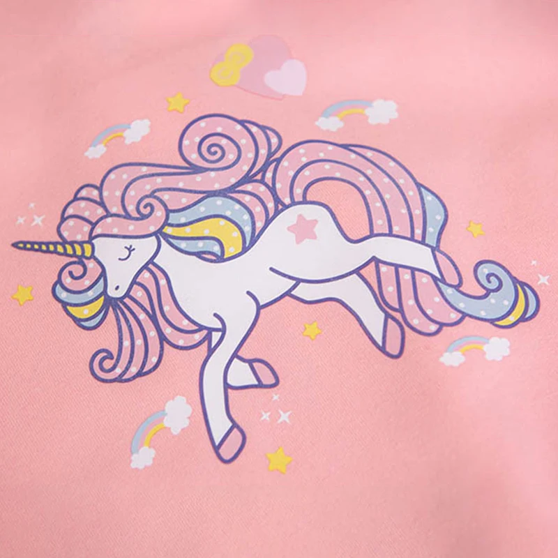 Chaqueta de béisbol con dibujos de unicornios para niñas, ropa deportiva para adolescentes de 3 a 12 años, abrigo de primavera, 2023