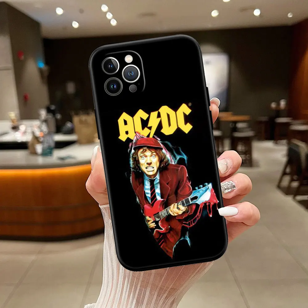 حافظة ناعمة A-acdc لهاتف Redmi Note 14 14C 10 10T 10S 10A 10X A3 Pro Max Plus S2 #4