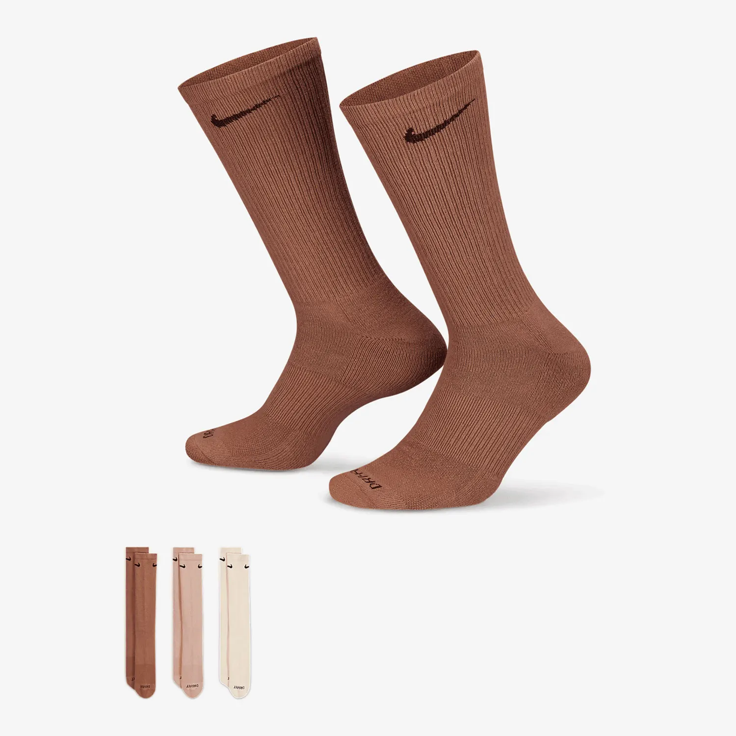 

Оригинальные сезонные новые мужские и женские спортивные носки Nike цвета макарон, тройные пары SX6888-914