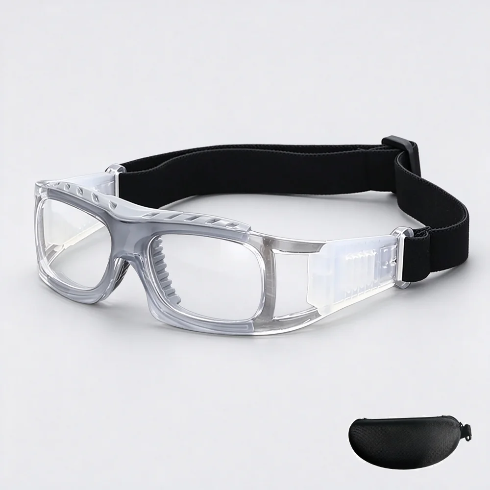Basketball glasses, outdoor sports anti-collision and anti fall goggles with myopia frame, anti impact glasses