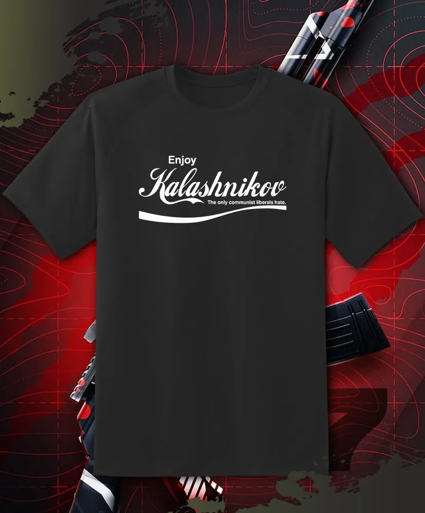 Enjoy Kalashnikov AK47 Pro Gun 2nd Amendment Shirt  Adult & Youth sizes to 6XL