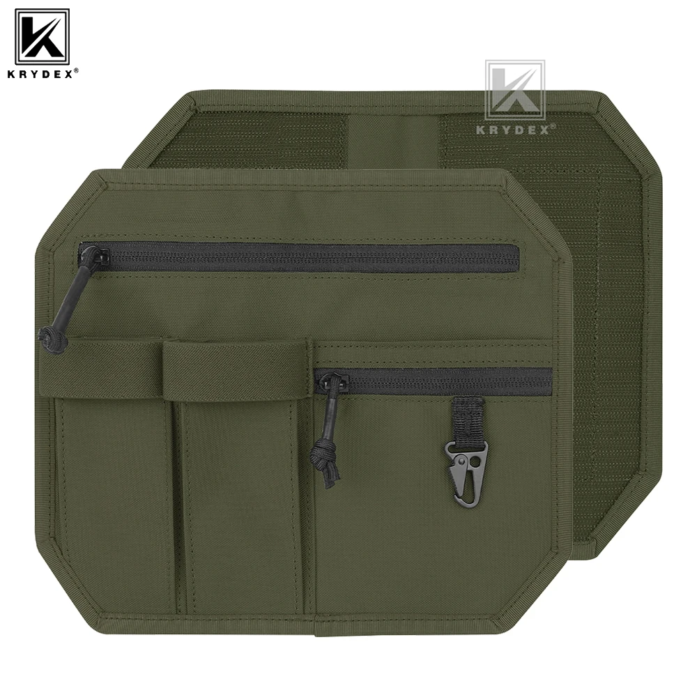 KRYDEX Tactical Hook Backed Organizer Panel Admin Insert EDC Pouch for Backpack Range Bag Accessories Organizer Outdoor Gear