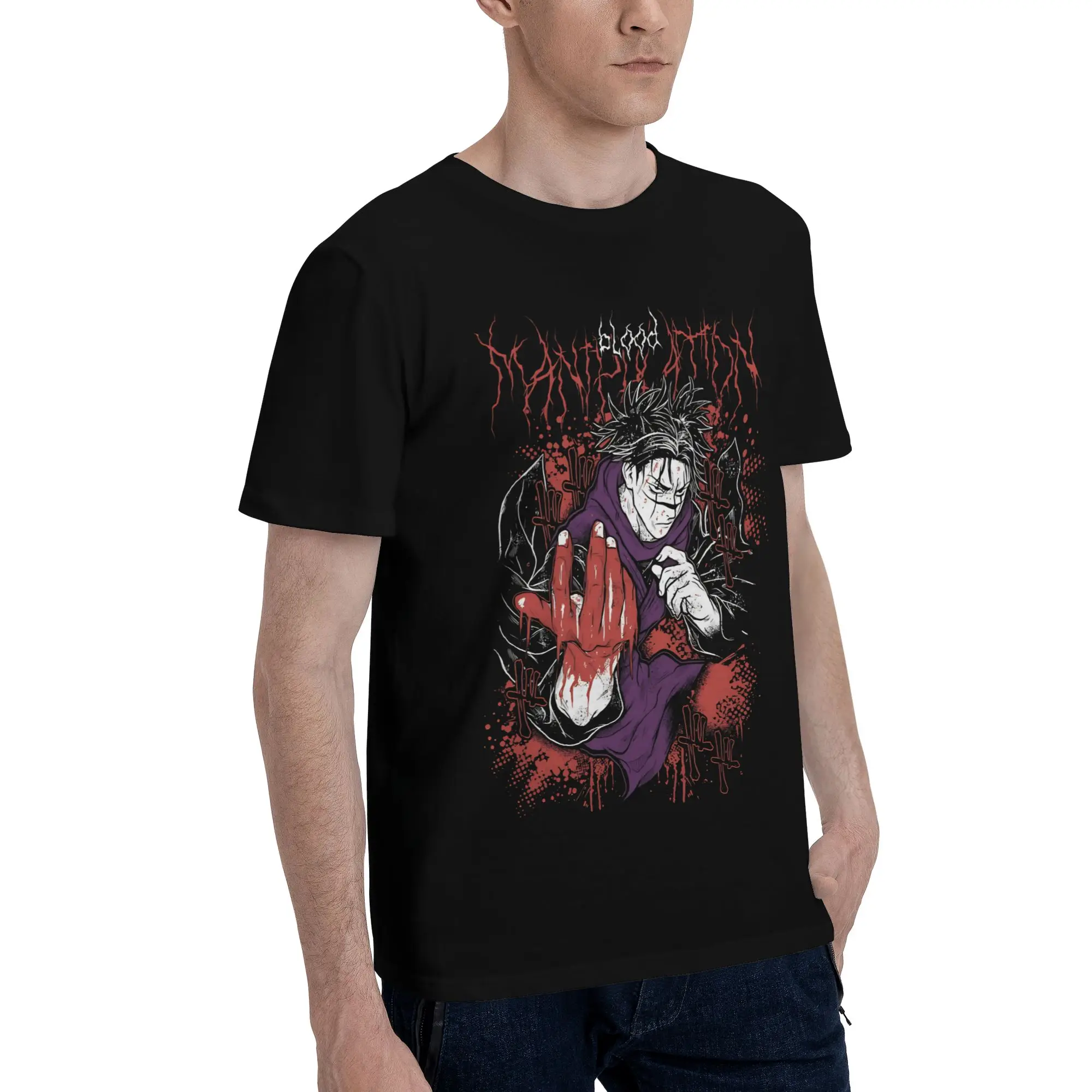 Sorcerer IX  Graphic 100% Cotton T-Shirt Bandai Jujutsu Kaisen Tops Tees For Men