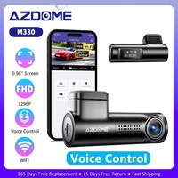 AZDOME M330 Dash Cam Car DVR Camera Wifi APP Voice Control Dashcam 1080P HD Night Vision Car Camera Video Recorder G-sensor