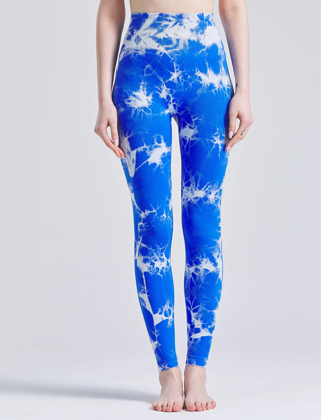 Frauen Tiedye Gym Leggings Nahtlose Mujer Push-Up Booty Hosen Scrunch Sport Fitness Hohe Taille Workout Yoga Leggins Drop Schiff – Detail 15