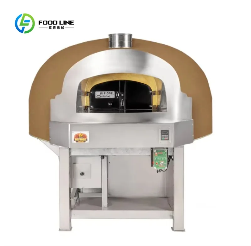 Customized Static Pizza Oven Wood Painting Finish Commercial Grade for Bakery Catering Restaurant Pizza Baking Equipment Use