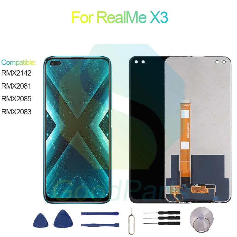 

For RealMe X3 LCD Display Screen 6.6" RMX2142, RMX2081, RMX2085, RMX2083 For RealMe X3 Touch Digitizer Assembly Replacement