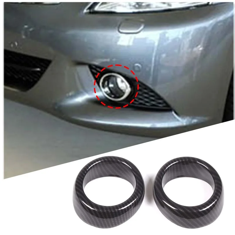 

For Infiniti G Series 2010-2013 ABS Carbon Fiber Car Front Fog Light Cover Trim Sticker Car Accessories