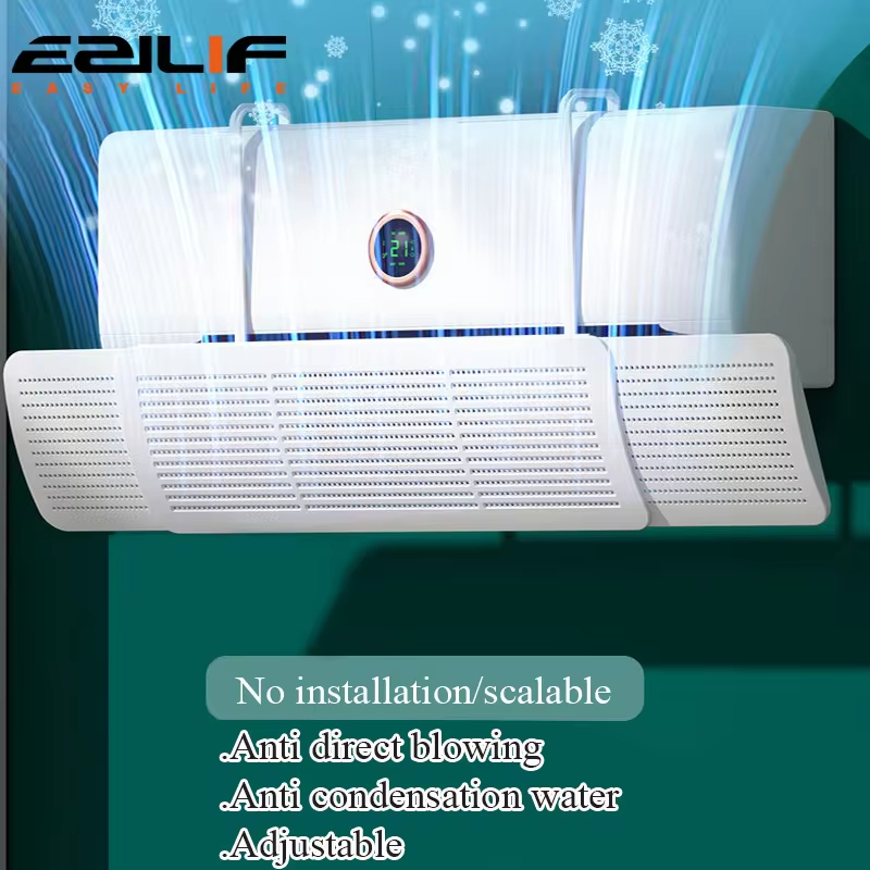  Air Conditioning Wind Shield Anti Direct Blowing Scalable Adjustable Wind Guide Cover Outlet Baffle Windshield Dust Cover 