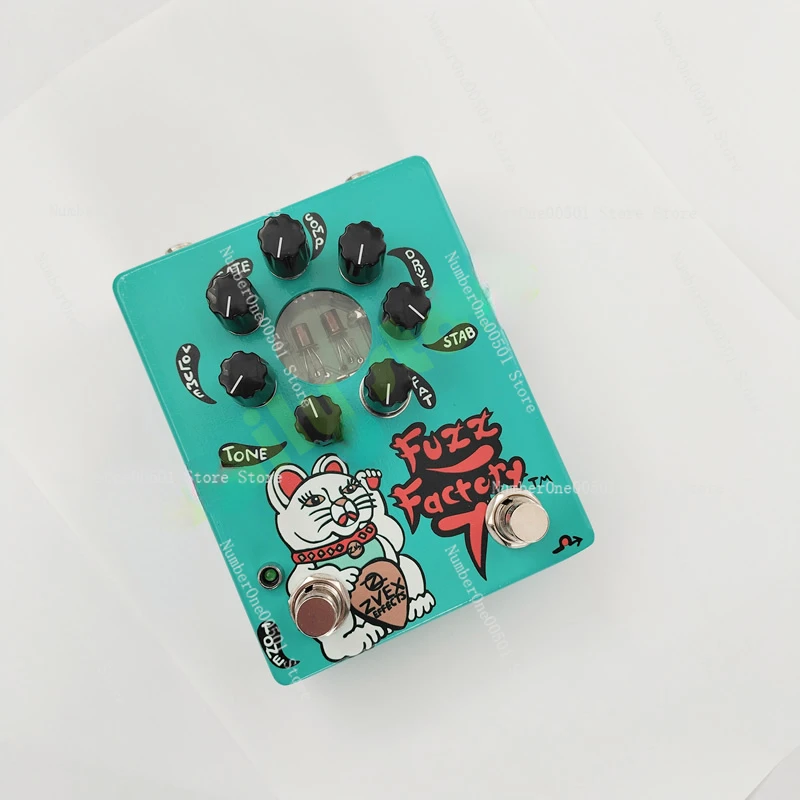 

FUZZ фабрика FF7 электрический гитара Stompbox Effector, с широким диапазоном регулировки тона, подходит для музыкальных инструментов