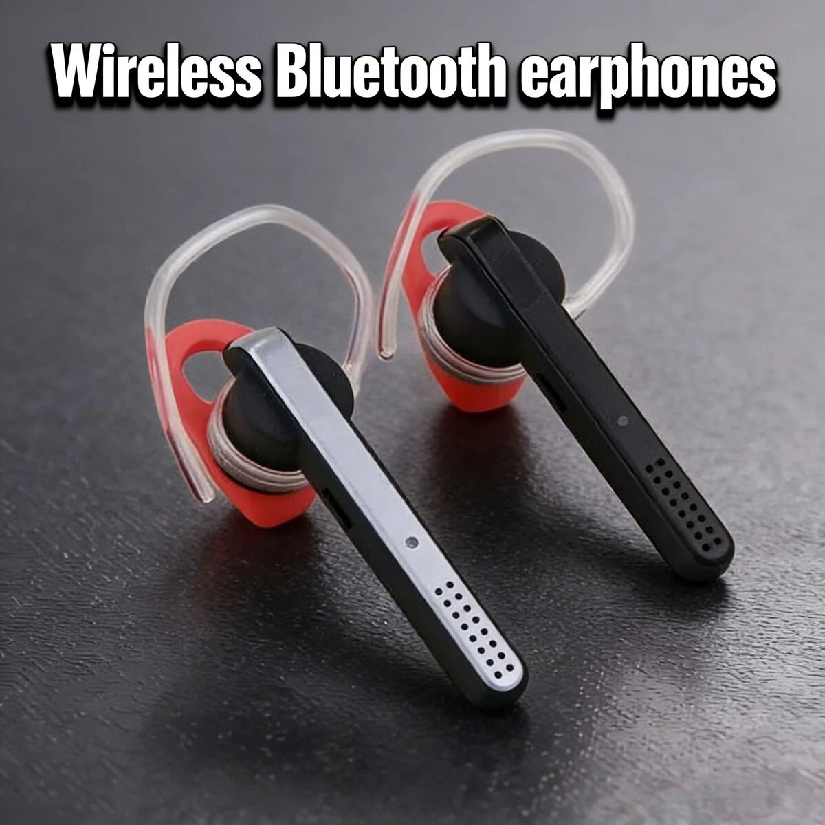 

Single-sided Hands-free Bluetooth Earphones HD Voice Stereo Call Noise Reduction IPX4 Waterproof Wireless Headset For Business