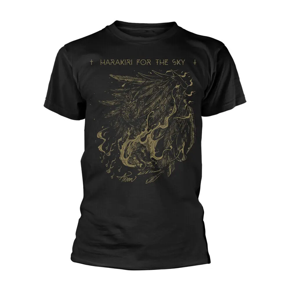 Men'S Harakiri For The Sky Arson Gold T Shirt Small Black