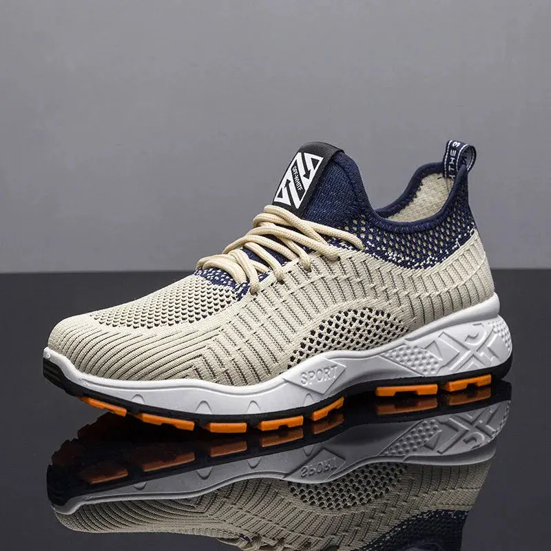 Luxury men's new breathable mesh student running shoes trendy comfortable and high-quality casual sports shoes sneakers men