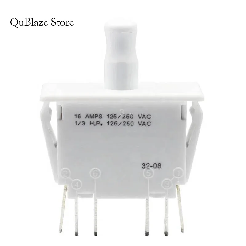 

Push-Pull 6 PIN Interlock Way Closing Double Pole Sliding Door Switch DPDT