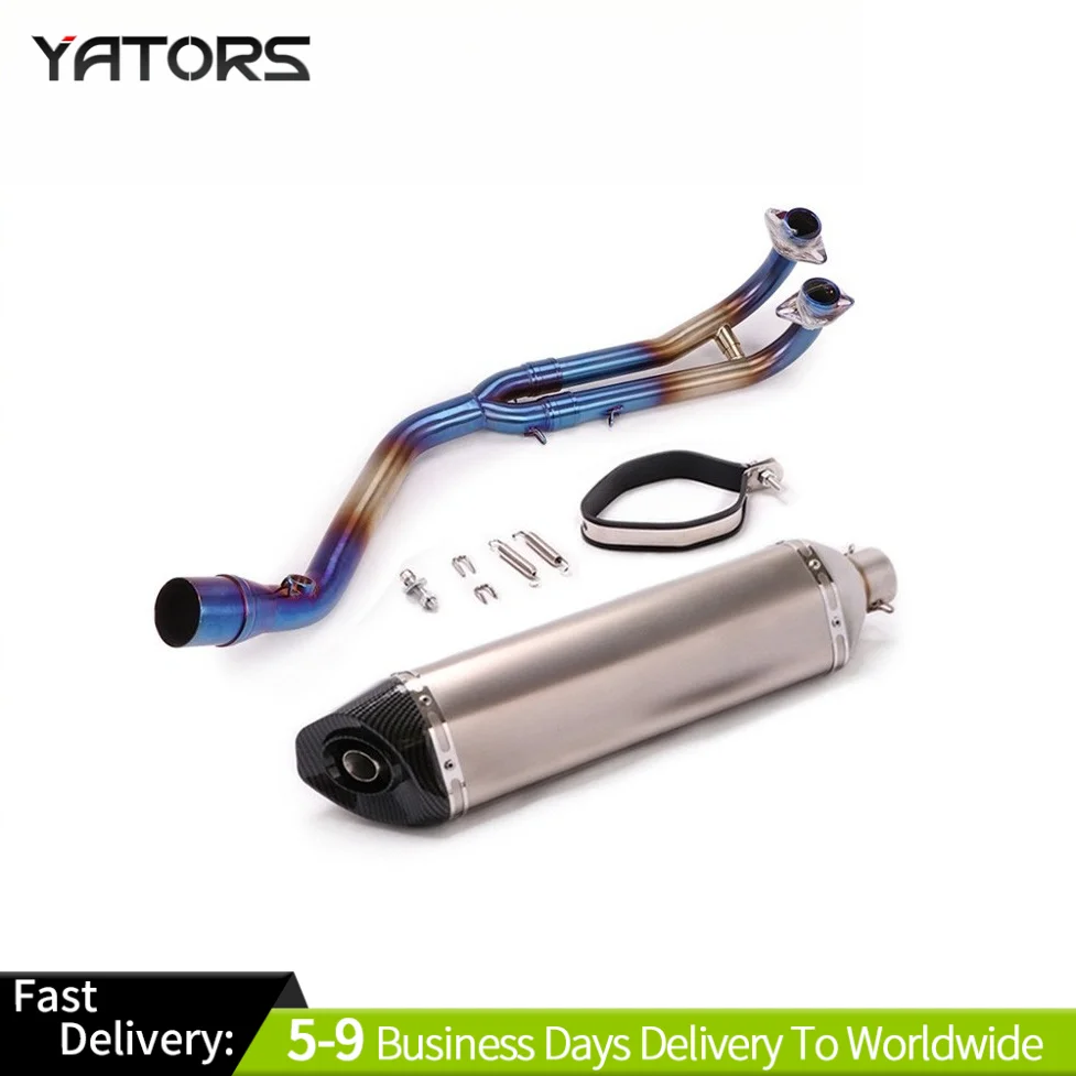 

Exhaust System For Yamaha TMAX 530 TMAX560 2008-2016 Exhaust System 51mm Muffler Silencers Pipe Exhausts Pipes