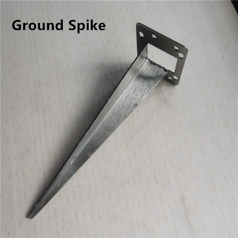 Ground Spike For Outdoor Socket  1001 1014 Material Stainless steel Cone Design Easy to Insert Spike For Garden Décor