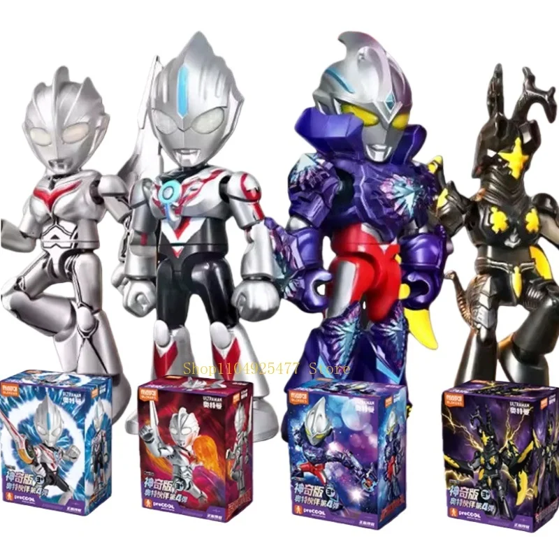 

BLOKEES Assemble Building Blocks Man Ultraman Magical Edition 4 Play Zhidun Noah Obu Toy Models Kids Toys Assembling Gifts