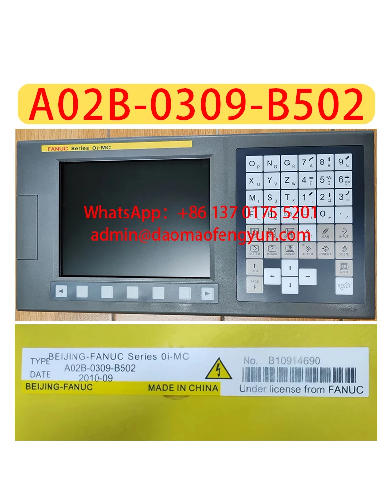 

A02B-0309-B502 Used Oi-MC System Host Controller Tested ok，A02B 0309 B502，Fast shipping