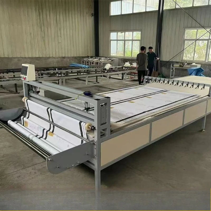 Automatic drawing machine, cloth spreading machine, textile and garment washing machine