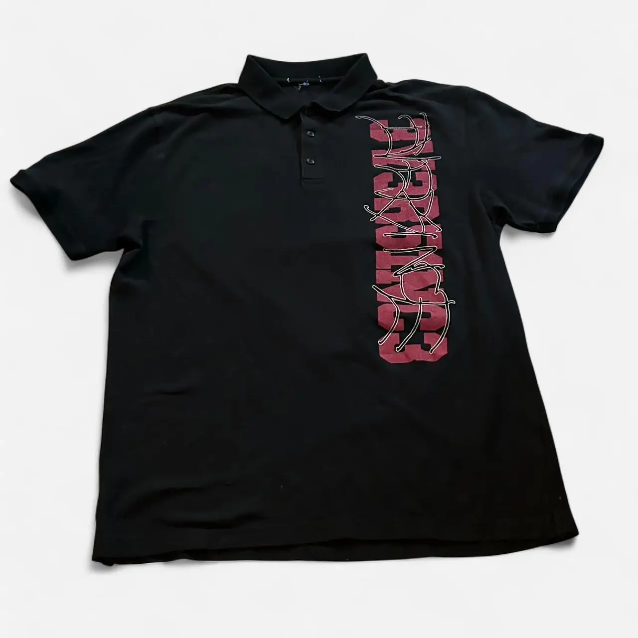 Men's Multi Polo-shirts  America Retro Street Minimalist and Fashionable Hip Hop Y2K Print Polo Shirt Men's Polo Summer