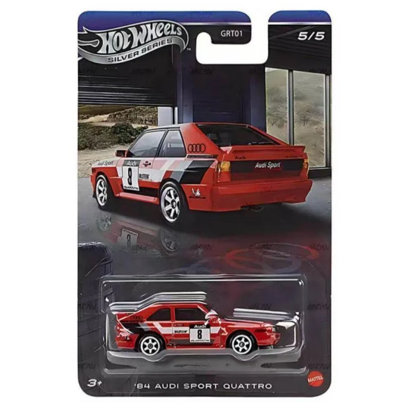 New Hot Wheels Silver Series Audi Set GRT01 1:64 Metal Alloy Diecast Car Models Collectible Boy's Birthday Gift From Audi Fans view 6