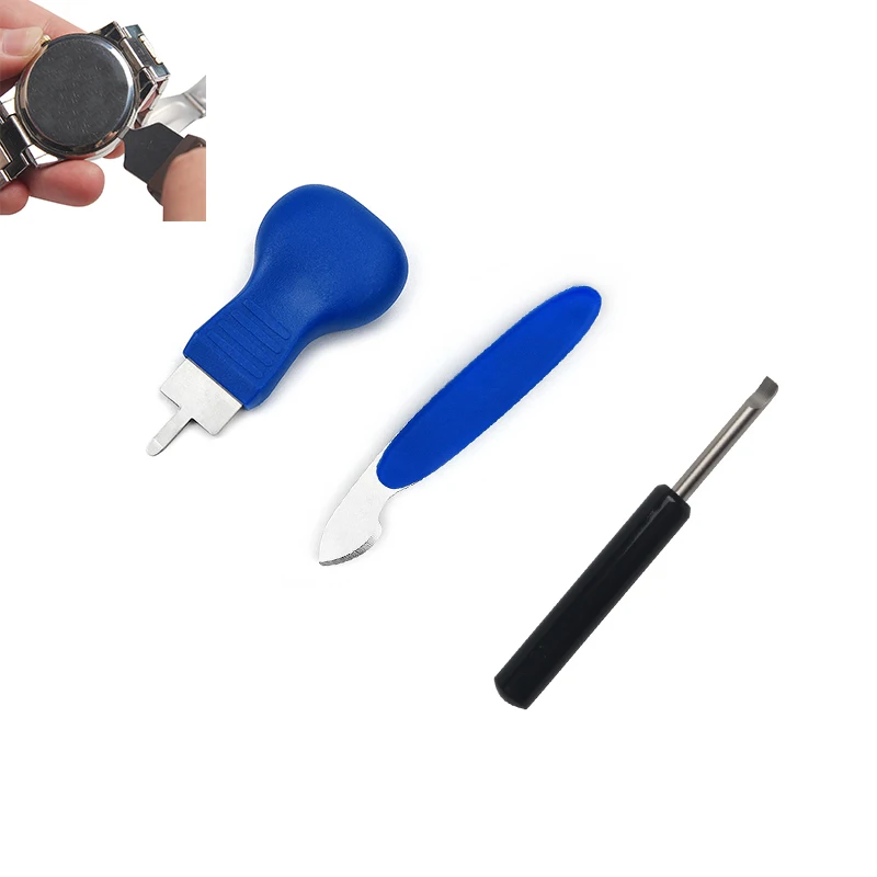 

1/3PCS Watch Repair Tool Watch Case Opener Knife Back Cover Pry Remover for Battery Replacement Accessory Repair Tool Set