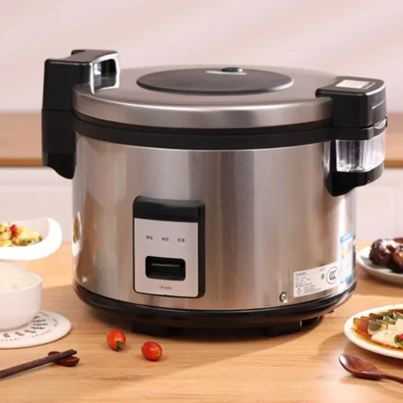 

Large Capacity Commercial Rice Cooker Non-Stick Pot School Canteen Restaurant Kitchen 16L CR-3055 220V