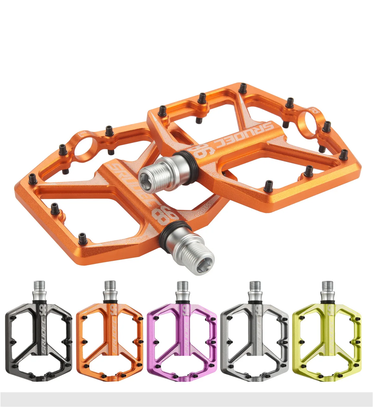 

Bike Self-lubricating Bearing Three Perrin Mountain Bike Big Footrest Chromoly Steel Pedal Bicycle Aluminium Alloy Pedals