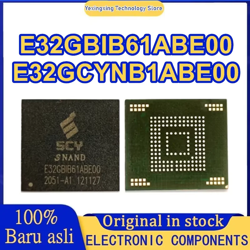 

E32GBIB61ABE00 E32GCYNB1ABE00 SCY/Creative 32GB Flash Font Library IC Chip New Original in Stock