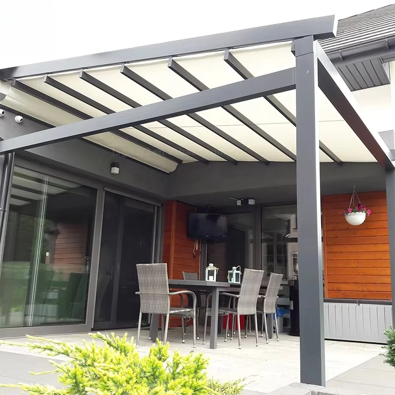 Factory Price Motorized Automatic Opening Closing Retractable Roof Covers for Outdoor