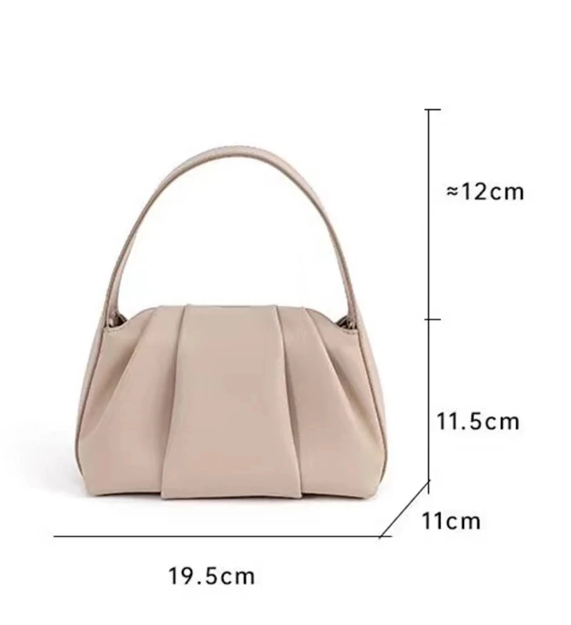 Jamhoo Luxury New Handbag Women\'s Single Shoulder Crossbody Bags Versatile Korean Style Pleated Cloud Bag сумка женская bolsos