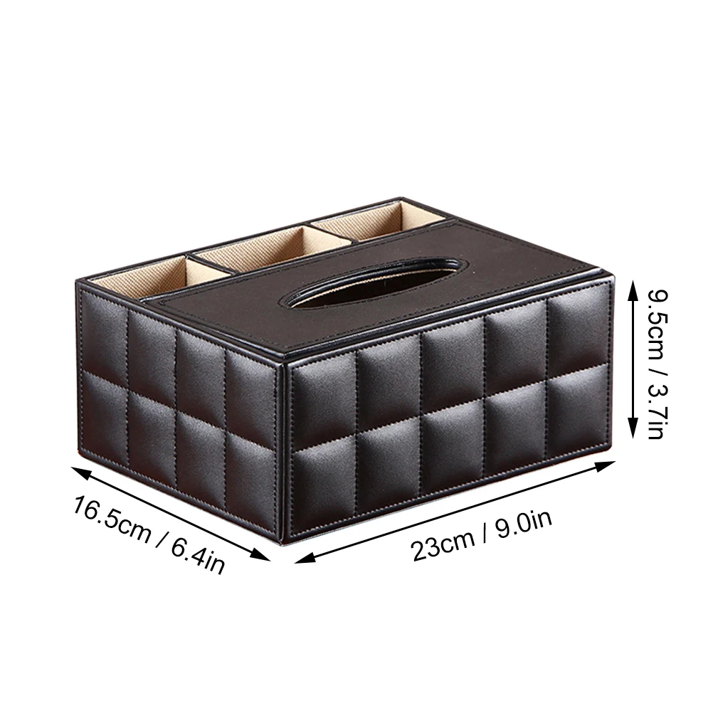 

Multifunctional Tissue Box Desktop ganizer Scissor Pencil Holder Keep Desk Clean Tidy Home Office Bamboo Style